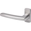 Vachette 204428 Blocco PIATINA BEQUILLE SCULT Superiore 35 V5-40 Cromo Velluto, Argento