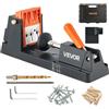 VEVOR Kit di Dima per Fori Ciechi Utensile da Banco per Lavorazione del Legno Regolabile 12,7/38,1 mm, Kit per Fori Inclinati Blocco Guida Staccabile per Punte da Trapano Lavorazione del Legno