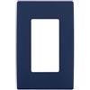 Leviton REWP1-RN Renu One-Gang - Placca da parete a scatto senza viti, blu navy