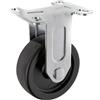 TOOLCRAFT TO-5137908 - Mulinello con piastra di avvitamento, 75 mm, in polipropilene
