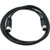 System-S S-Video Cavo 150 cm DIN 8 pin maschio a maschio nero