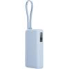 Xiaomi 67W Power Bank 10000 (Integrated Cable), Blu | Ricarica rapida 67W, 10000mAh, cavo USB-C integrato. Compatto e potente — carica 3 dispositivi insieme.