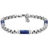 Fossil Bracciale da uomo in acciaio inox argentato, JF04725040, Length: 190mm+25mm, Width: 6.3mm, Acciaio inossidabile, Senza Gemstone, Argento Più Scuro