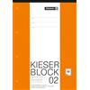 Baier & Schneider - Blocco di 50 fogli da lettera, con margine, formato A4, a righe