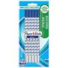 Paper Mate Papermate S0244501 - Magic Plus: Correttore + Penna Punta Fine, Blu, Confezione da 10 in Blister.