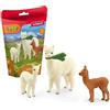 schleich WILD LIFE | Famiglia di alpaca 42544 | set di animali schleich realistici | giocattolo da zoo da collezione | regalo per bambine e bambini | figurine dai 3 anni in su | set da 4 pezzi