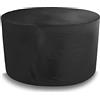Bosmere Copertura rotonda per set da patio per tutte le stagioni, 4/6 posti, 100% impermeabile, resistente ai raggi UV, tessuto Oxford 600D, D188 H90 cm A520XLC