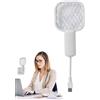 Generico Fly Swatter Electric - Electric Fly Swatter Zapper | Lamp | 2-in-1 USB With 5-Layer Safety Net, Indoor Outdoor Catcher For Home Office Camping (17x9.7cm)