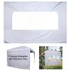 VEVOR Tenda Laterale per Gazebo da Giardino da 3 x 3 m, con Strato Impermeabile e di Protezione dalla Luce Solare per Tende per Eventi all'Aperto, Campeggio, solo 1 Parete Laterale, Bianco