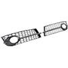 Artudatech Griglia paraurti Anteriore 2PCS Fog Light Cover Grille Grill 8J0807682 Fit for Audi TT MK2 2007-2010 (No Logo)
