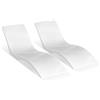 VEVOR Chaise longue sedie a sdraio per interni della piscina fino a 12,7 cm, fissate in piscina e galleggianti sull'acqua, adatte a tutti i tipi di piscina