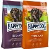 Happy Dog Set prova! Happy Dog Supreme Sensible Crocchette per cane - 12,5 kg Toscana + 12,5 kg Irlanda