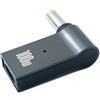 System-S Adattatore USB 3.1 tipo C maschio a DC 20 V 5,5 x 1,7 mm femmina in grigio