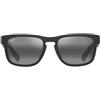 Maui Jim Occhiali da Sole KUPULAU 593-02 MJ0593S 001 Nero Opaco/Grigio Neutro Unisex Polarizzati 54/19/145