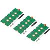 PATIKIL Scheda Di Adattamento Estesa M2 NVME SSD Per Trasferimento 2230 2242 2260 2280, 3 Pezzi Adattatore Estensione M.2 Per Cambiare Dimensione Lunga Con Cacciaviti, Verde