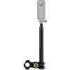 Namolit Moto Bike Selfie Stick Manubrio Staffa Fotocamera 27.9cm-113.5cm Lunghezza Regolabile con 1/4 Pollice Vite di Ricambio per INSTA360 X2/X3