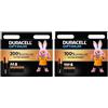 Duracell 16X Duracell Optimum AA + AAA (1 Blister Da 8 Batterie AA + 1 Blister da 8 Batterie AAA) 16 Pile (MX2400/MINI STILO/MICRO e MX1500/STILO/MIGNON)