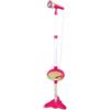 Bontempi | MP3Stage Mic - Microfono da Palcoscenico con Connessione MP3 per Performance Versatili, con Effetti Luminosi e Vano Porta Smartphone, Rosa, 40,9x19,5x6,4 cm