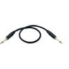 System-S Cavo audio jack 50 cm, 6,35 mm, 2 poli, adattatore AUX