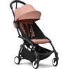 Stokke - Passeggino Yoyo3 Con Set Rivestimento 6+ Ginger Telaio - Black