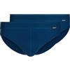 Skiny Slip da Uomo in Cotone retrò, Argento Melange, Regolare, Argento Melange, XL