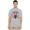 Stranger Things Hellfire Club T-Shirt Unisex, Grigio Heather Sportivo, 5XL