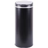 KITCHEN MOVE Soho Pattumiera automatica da cucina, 42 l, in acciaio inox, con reggiatura, nero opaco