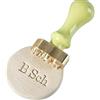 WOYANKE Timbro ceramico personalizzato, timbro di argilla in ottone personalizzato con logo o nome, strumento di stampa in ceramica per argilla morbida, 0,5-3,5 pollici