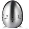 Wailicop Timer da Cucina Meccanico Conto alla Rovescia 60 Minuti Timer Cucina in Acciaio Inox Allarme Rotante a Forma di Uovo Utensile da Cucina Contaminuti Promemoria Cottura