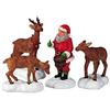 Lemax Christmas Village 52146 - Set di 4 mangimi a forma di renna