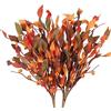 SLFYEE 2PCS Fiori Artificiali Autunnali Fiori Finti Zucca Decorative Bouquet Fiori Finti da Interno Zucca Artificiale Autunno Zucca Finta Piccola per Decorazioni Halloween Casa Festa Giardino