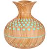 GANCEI Diffusore di oli essenziali, diffusore di aromi USB e umidificatore con luce LED a 7 colori, design a vaso con venature del legno per rilassarsi, alleviare lo stress (leggero)