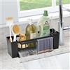 XRPRPX Porta Spugne Lavello Cucina Organizer Lavello Cucina Multifunzionale, Porta Spugnette in Plastica, Antiruggine, Vassoio Scolapiatti, per Spugne, Stracci, Detersivi e Stoviglie