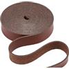 GORGECRAFT 2mX12.5mm Strisce di Tracolla In Pelle Cordoncino di Cuoio Piatto 1.2mm di Spessore Litchi Fili di Corda Corde per Artigianato Fai Da Te Cintura per Chitarra Stivale, Marrone Noce di Cocco