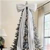 Fangfhai per Cima Albero di Natale Grande Nastro di Velluto 180 Cm | Decorativo Per Casa Salotto Ingresso Parete Esposizione Sfondi Foto Celebrazioni Stagionali