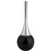 Estink Set Spazzola per WC con Supporto Base in Acciaio Inox, Kit Pulizia Bagno Nero