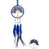 GORGECRAFT 1 set Acchiappasogni Piccolo Albero Della Vita Acchiappasogni Chakra Sogno Perline di Cristallo Acchiappasogni O Ornamenti Da Appendere Ciondolo per Auto Decorazioni Da Parete