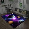 Sticker Superb. Cielo Stellato Della Galassia Tappeto da Soggiorno Pianeta Cosmico Tappeto per Camerette per Bambini Decorazione Del Pavimento Tappeto da Camera da Letto per Ragazza Ragazzo (Blu Viola,80 x 160 cm)