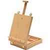 SZFY-TAIOW Cavalletto da Tavolo, Caso di Pittura a Olio Portatile da Tavolo, Cavalletto a Scatola, Cavalletto Multifunzionale di Schizzo, Adatto per Lo Schizzo in Movimento, Pittura a Olio