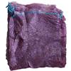 SKIR'CO (100 pezzi) di sacchetti a rete viola da 42 x 60 cm, sacchetti per raschel con coulisse, sacchetti di plastica a rete per verdure, frutta