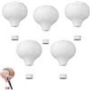 Yhuasia Set di 5 lanterne di carta a forma di mongolfiera per compleanni, matrimoni, baby shower e feste fai da te