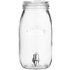 Kilner Barattolo in vetro da 3 litri con rubinetto erogatore, ideale per l'assunzione giornaliera di acqua, bevande infuse e cocktail, perfetto per casa, feste e buffet