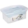 keeeper Scatola Portaoggetti con Coperchio, Topolino, Patryk, Cloudy Blue (Blu)