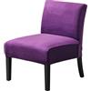 uyeoco Copripoltrona Senza Braccioli per Soggiorno Fodera per Sedia Senza Braccioli Antiscivolo Coprisedia Senza Braccioli Velluto Accent Copri Poltroncina (Color : #12)
