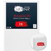 Artina Tele per Dipingere FSC® 100% Cotone Spessore Alto per Pittori | 70x100cm telaio in legno comodo e resistente per grandi Tela Pittura quadri 3D Premium