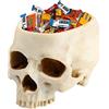 Runmeihe Ciotola Del Teschio di Hallowee Soprammobile, Decorazioni con Palline di Teschio per Vaso da Fioriera Porta Caramelle