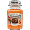 YANKEE CANDLE Candela Yankee Candle della linea Home Inspiration alla fragranza di arancia al cioccolato, barattolo grande da 538 g, per Natale e Pasqua