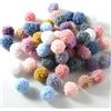 ToBeIT 100 pezzi pompon colorati Decorativo Pom Poms 2cm Craft per L'artigianato Decorazione Fai da Te