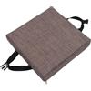 uyeoco Set di 4/2/1 Cuscino per sedia cucina in memory foam rimovibile spesso 3/5/8cm 25/28/30/35/40/45/50cm, cuscino antiscivolo, per sedie da pranzo,ufficio,Esterno,Giardino,Soggiorno(Color 2,1PC_40X40X5CM