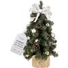 Creative Home Albero di Natale Artificiale Colore Champagne | Albero di Natale Piccolo 40cm | Decorazioni Natalizie Tavolo Scrivania Alberi Natale gia Addobbati | Alberelli Natalizi Interno ed Esterno